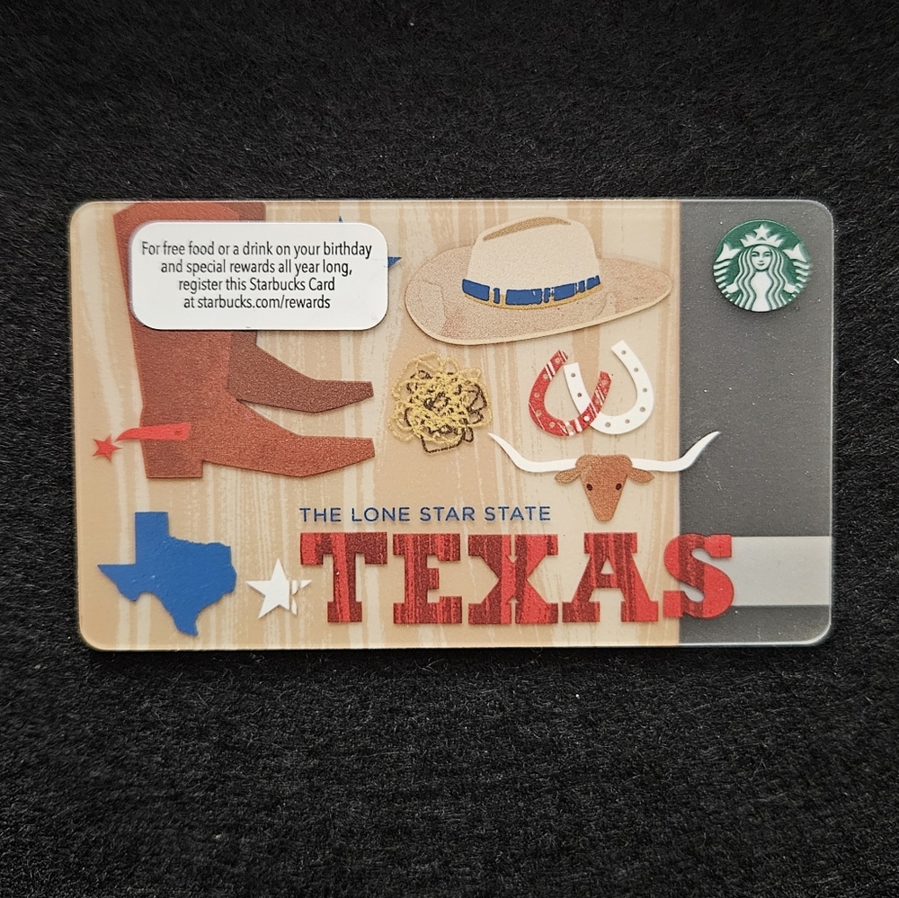 Starbucks Card - Texas 2013 - Traditional Plastic